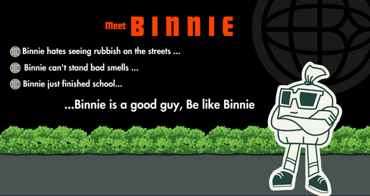 Meet Binnie: The Trash Bag with a Big Mission!