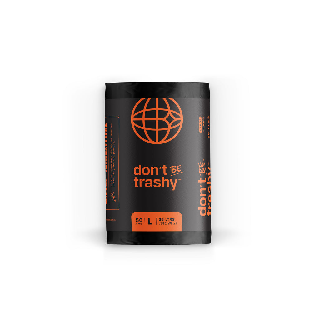 36L Heavy Duty Recycled Garbage Bags