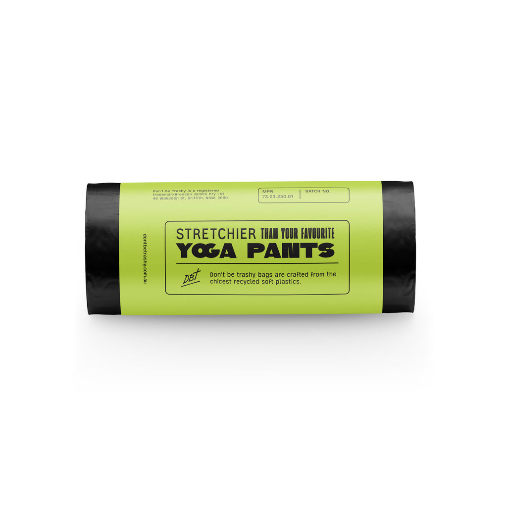 73L Black Recycled Garbage Bags
